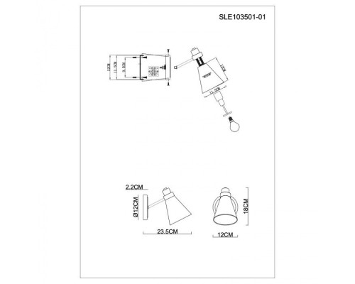 Бра Biane SLE103501-01 Evoluce