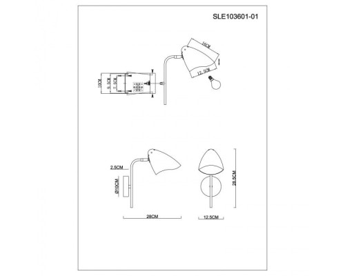 Бра Satta SLE103601-01 Evoluce
