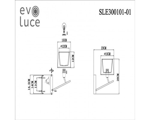 Бра Denice SLE300101-01 Evoluce