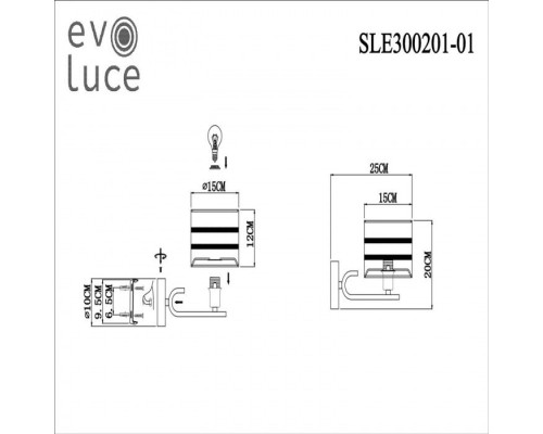 Бра Almese SLE300201-01 Evoluce