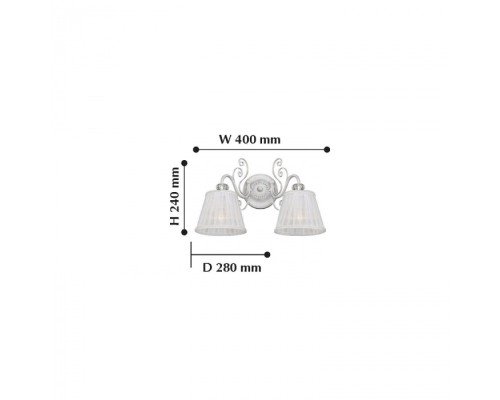 Бра Amanda 2150-2W F-Promo