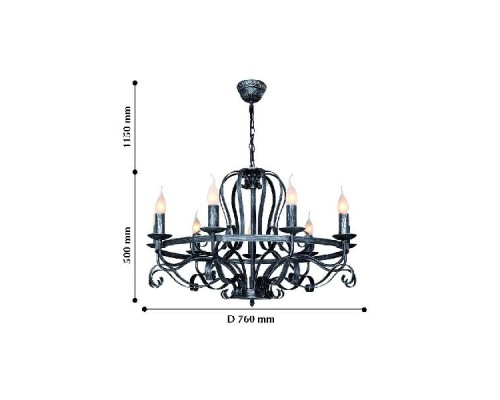 Подвесная люстра Palermo 2162-9P F-Promo