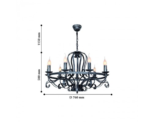 Подвесная люстра Palermo 2162-9P F-Promo