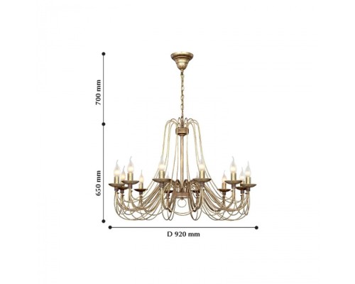 Подвесная люстра CHATEAU 2163-12P F-Promo