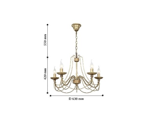 Подвесная люстра CHATEAU 2163-5P F-Promo