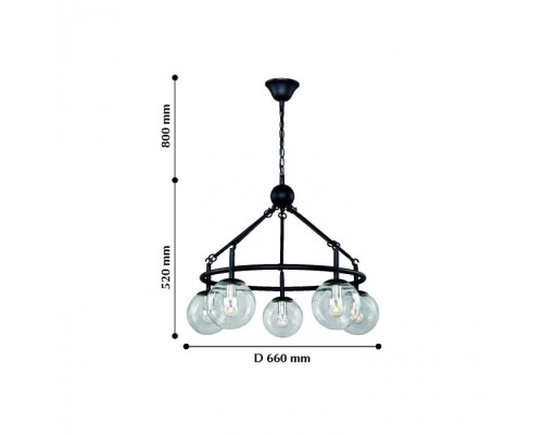 Подвесная люстра Cirque 2169-5P F-Promo