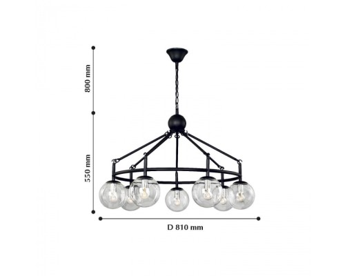 Подвесная люстра Cirque 2169-7P F-Promo