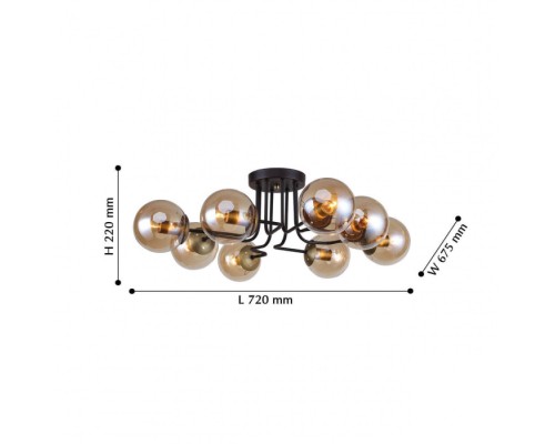 Потолочная люстра Modestus 2344-8U F-Promo