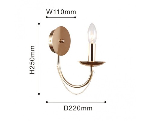 Бра Plini 2591-1W F-Promo