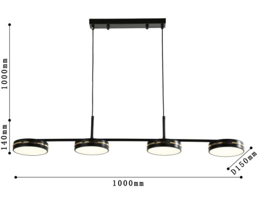 Подвесной светильник Disco 4042-4P F-Promo