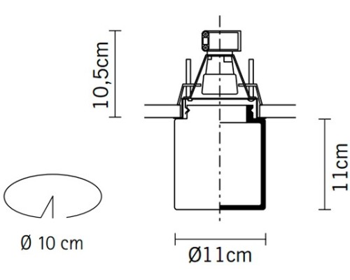 Точечный светильник Easy D14F4001 Fabbian