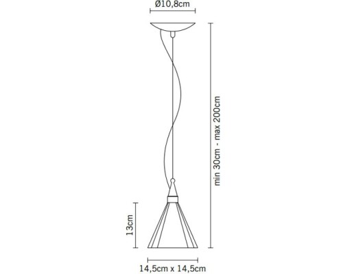 Подвесной светильник Bisso D21A0115 Fabbian