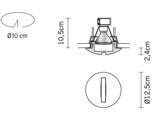 Точечный светильник Faretti D27F0301 Fabbian