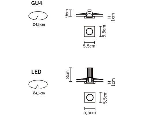 Точечный светильник Venere D55F0411 Fabbian