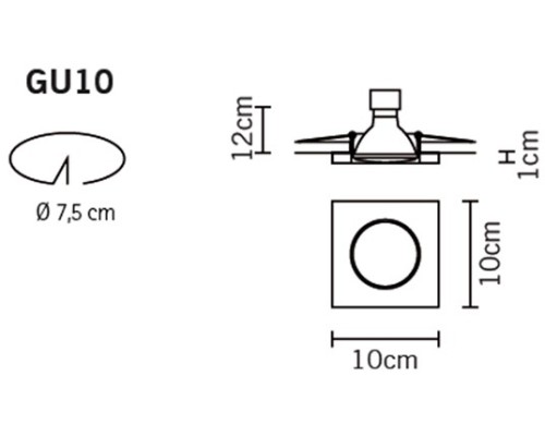 Точечный светильник Venere D55F2211 Fabbian