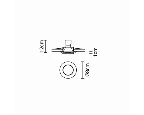 Точечный светильник Venere D55F3111 Fabbian