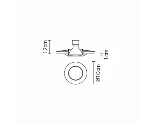 Точечный светильник Venere D55F3411 Fabbian