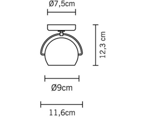Спот Beluga D57G1331 Fabbian