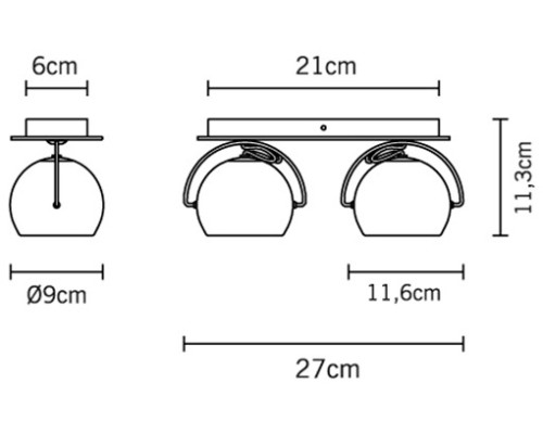 Спот Beluga D57G2343 Fabbian