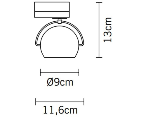 Трековый светильник Beluga D57J0731 Fabbian