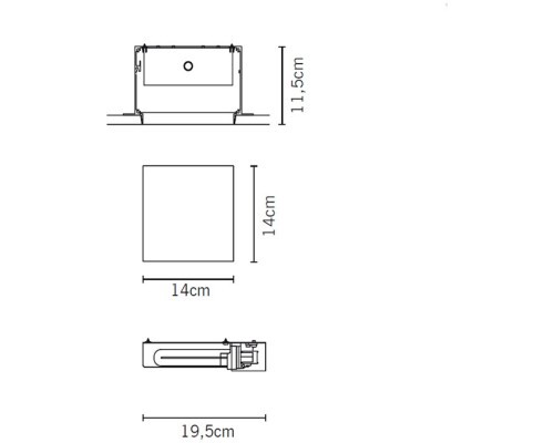 Точечный светильник Zen D67L11 Fabbian
