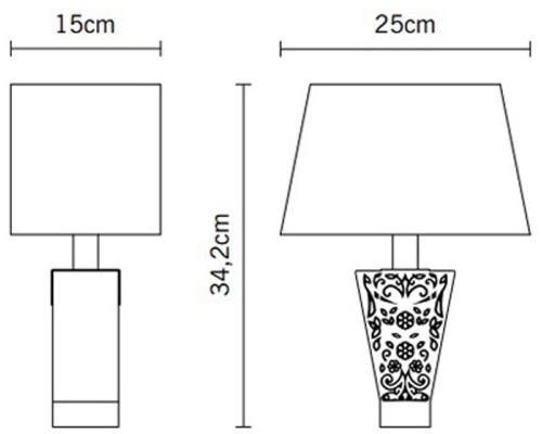 Интерьерная настольная лампа Vicky D69B0301 Fabbian