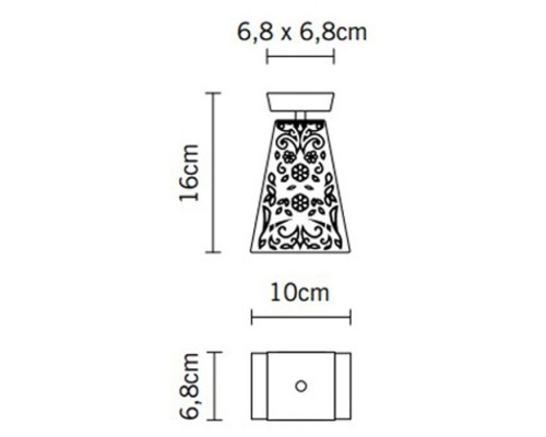 Потолочный светильник Vicky D69E0100 Fabbian