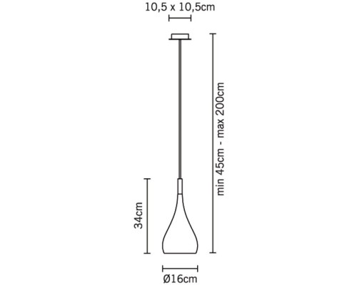 Подвесной светильник Bijou D75A0502 Fabbian