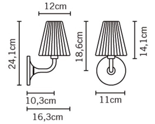 Бра Flow D87D0100 Fabbian