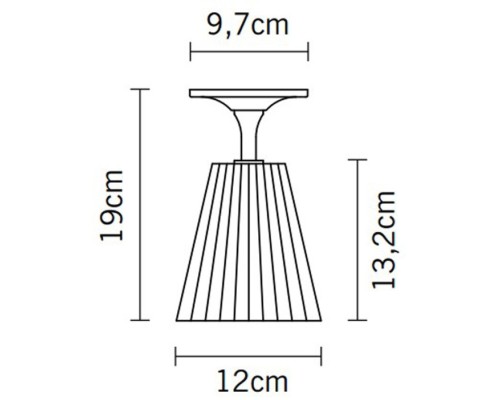 Потолочный светильник Flow D87E0100 Fabbian