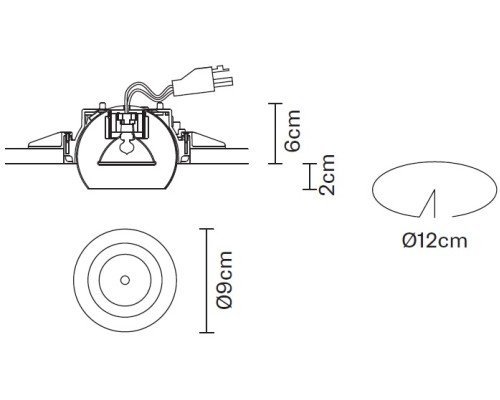 Точечный светильник Tools F19F4101 Fabbian