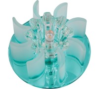 Точечный светильник Fiore DLS-F114 G4 BLUE/CLEAR Fametto