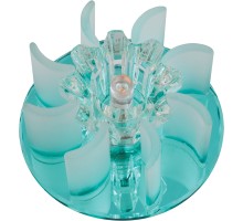 Точечный светильник Fiore DLS-F114 G4 BLUE/CLEAR Fametto