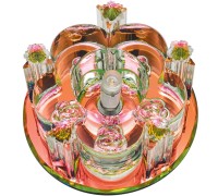 Точечный светильник Fiore DLS-F122 G4 COLOUR/CLEAR Fametto