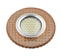 Точечный светильник Luciole DLS-L143 GU5.3 GLASSY/LIGHT TEA Fametto