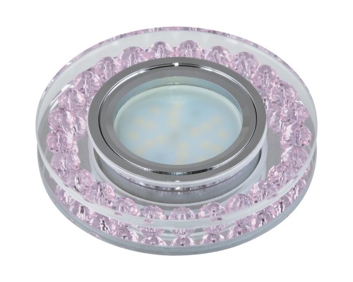 Точечный светильник Peonia DLS-P102 GU5.3 CHROME/PINK Fametto