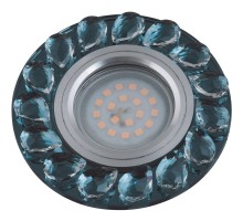 Точечный светильник Peonia DLS-P107 GU5.3 CHROME/SMOKE+CLEAR Fametto