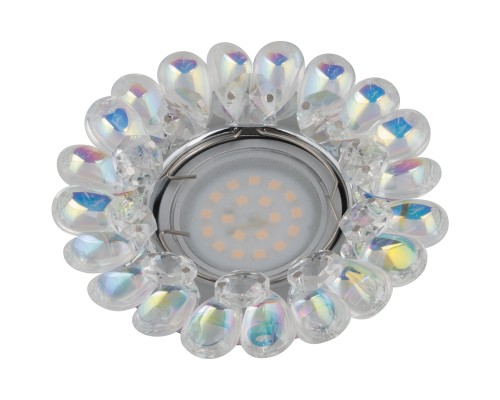 Точечный светильник Peonia DLS-P119 GU5.3 CHROME/RAINBOW Fametto
