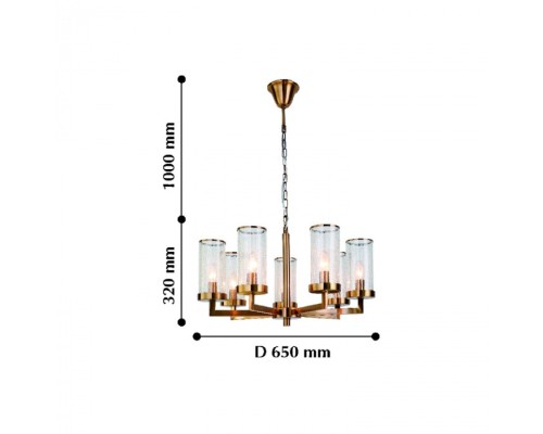 Подвесная люстра Assembly 2060-7P Favourite