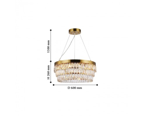 Подвесная люстра Magnitudo 2206-12P Favourite