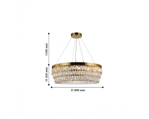 Подвесная люстра Magnitudo 2206-16P Favourite