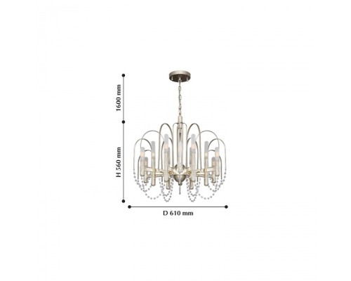Подвесная люстра La Salute 2308-12P Favourite