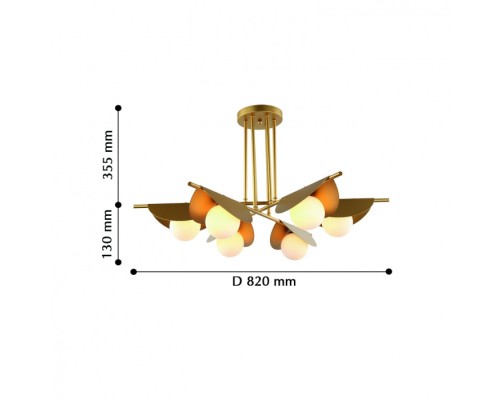 Потолочная люстра Kernel 2366-6P Favourite
