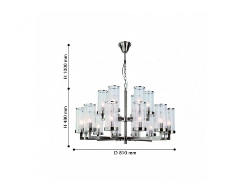 Подвесная люстра Assembly 2374-18P Favourite