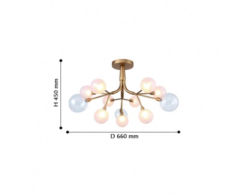 Потолочная люстра Babylon 2515-9U Favourite