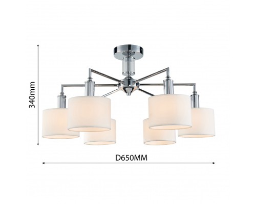 Потолочная люстра Laciness 2611-6P Favourite