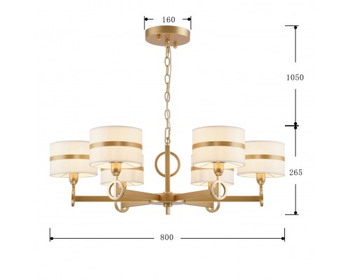 Подвесная люстра Mateo 2634-6P Favourite