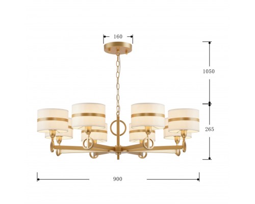 Подвесная люстра Mateo 2634-8P Favourite