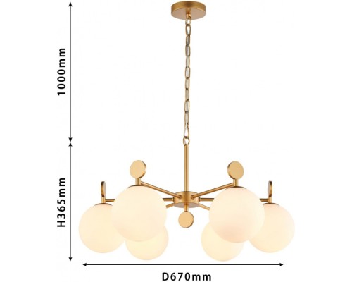 Подвесная люстра Absolute 2928-6P Favourite