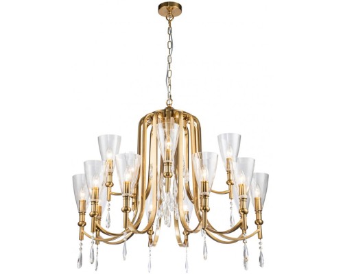 Подвесная люстра Lyra 2968-15P Favourite